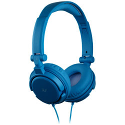 KitSound ID On-Ear Headphones with Mic/Remote Blue